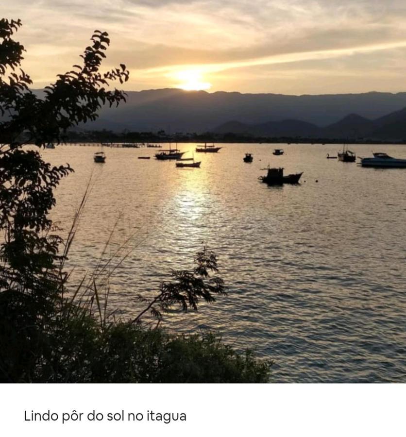 Apto Centro Ubatuba Com Varanda Gourmet, Suite E Piscina Exterior photo