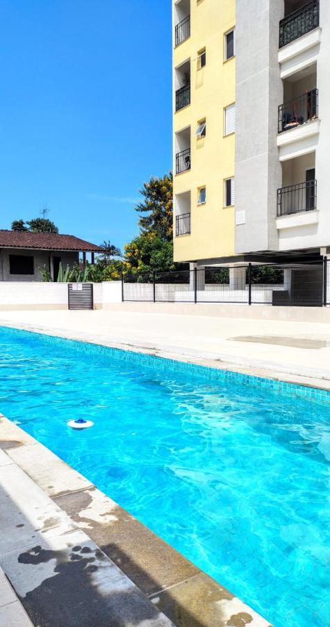 Apto Centro Ubatuba Com Varanda Gourmet, Suite E Piscina Exterior photo